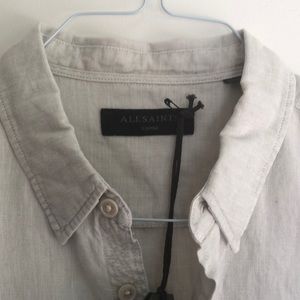Allsaints Men’s Linen Shirt